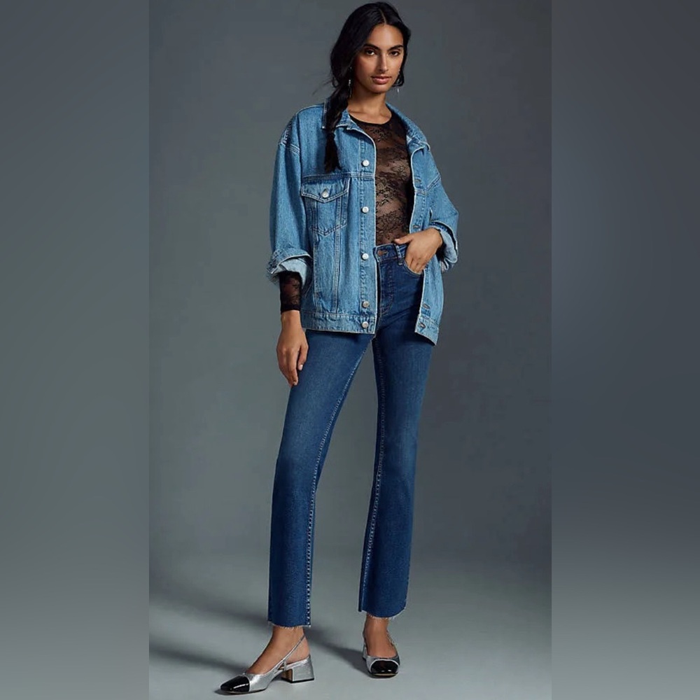 Anthropologie Pilcro Yaya mid-rise crop jeans   NWT